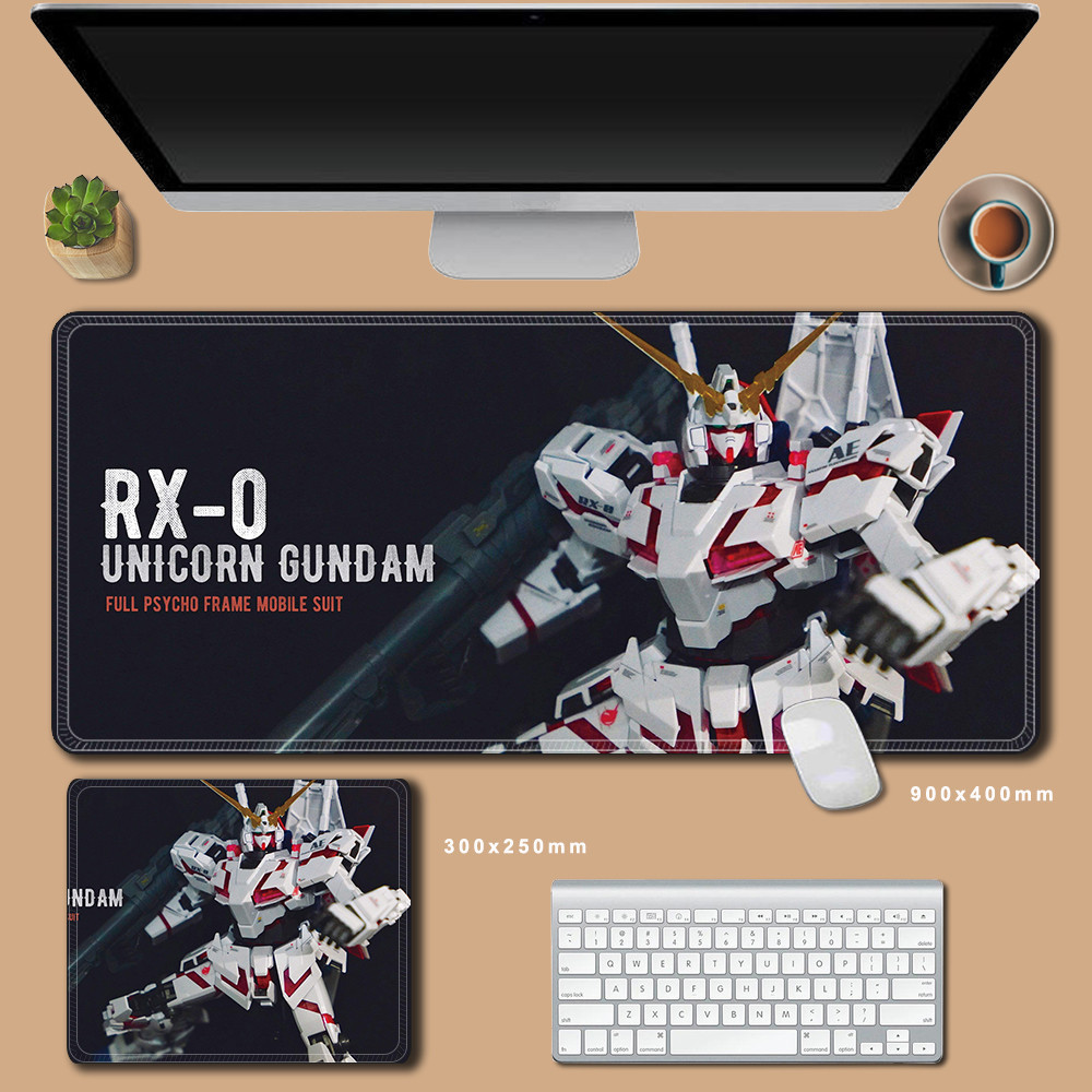GUNDAM Mousepad XXL 90X40CM Di Động Phù Hợp Với Lockedge Văn Phòng Máy Tính Để Bàn Thảm Bàn Phím Chuột Miếng Lót Anime Laptop Đệm