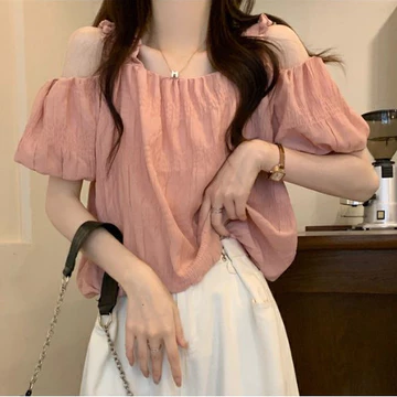 Off Vai Top Off Vai Áo Cổ Điển Quần Áo Nữ Áo Thời Trang Sang Trọng Áo Nữ Top Hợp Thời Trang Áo Cho Nữ Áo Hàn Quốc Cho Nữ Quần Áo Hợp Thời Trang Áo