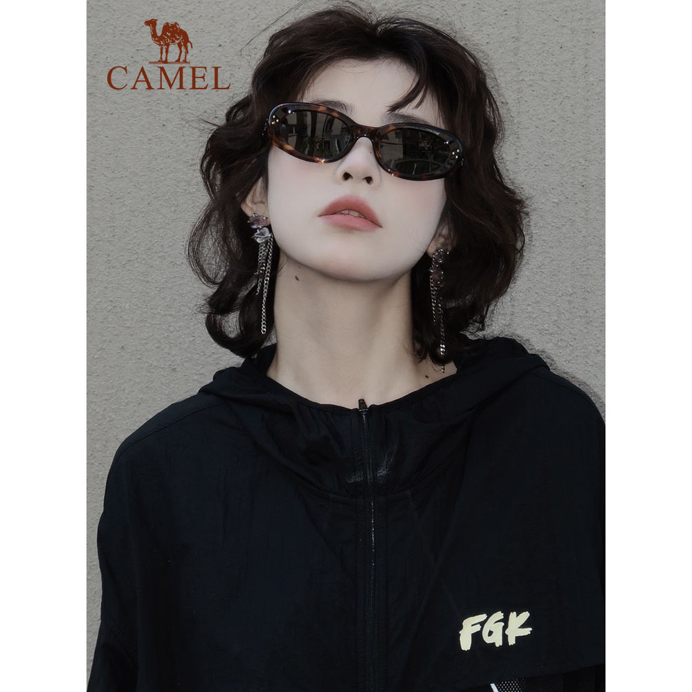 Ảnh CAMEL CROWN Retro Màu Mắt Mèo Kính Mát Lộ Mặt Kính Mát Phân Cực Nhỏ Kính Chống Tia UV Kính Chống Nắng 2