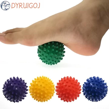 Dyruidoj Massage Ball Reflexology Bàn tay Thư giãn cơ bắp Bóng tập thể dục Bóng gai mềm Bóng nhím Con lăn chân Acumobility Thiết bị tập Yoga Máy mát xa chân Bóng Massage gai
