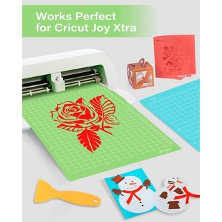 6 Chiếc Thảm Cắt Cho Cricut Joy Xtra 12x8.5in Dính Có Thể Tái Sử Dụng Thủ Công Cắt Thảm Dính Phụ Kiện Thay Thế