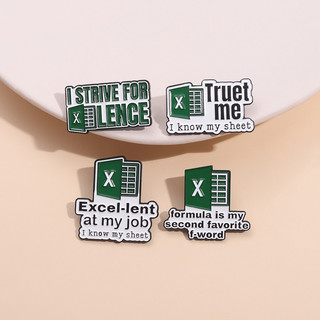'' Dòng phần mềm văn phòng hoạt hình sáng tạo '' Men Trâm cài quần áo thời trang Phụ kiện túi đi học Huy hiệu Quà tặng cho lập trình viên