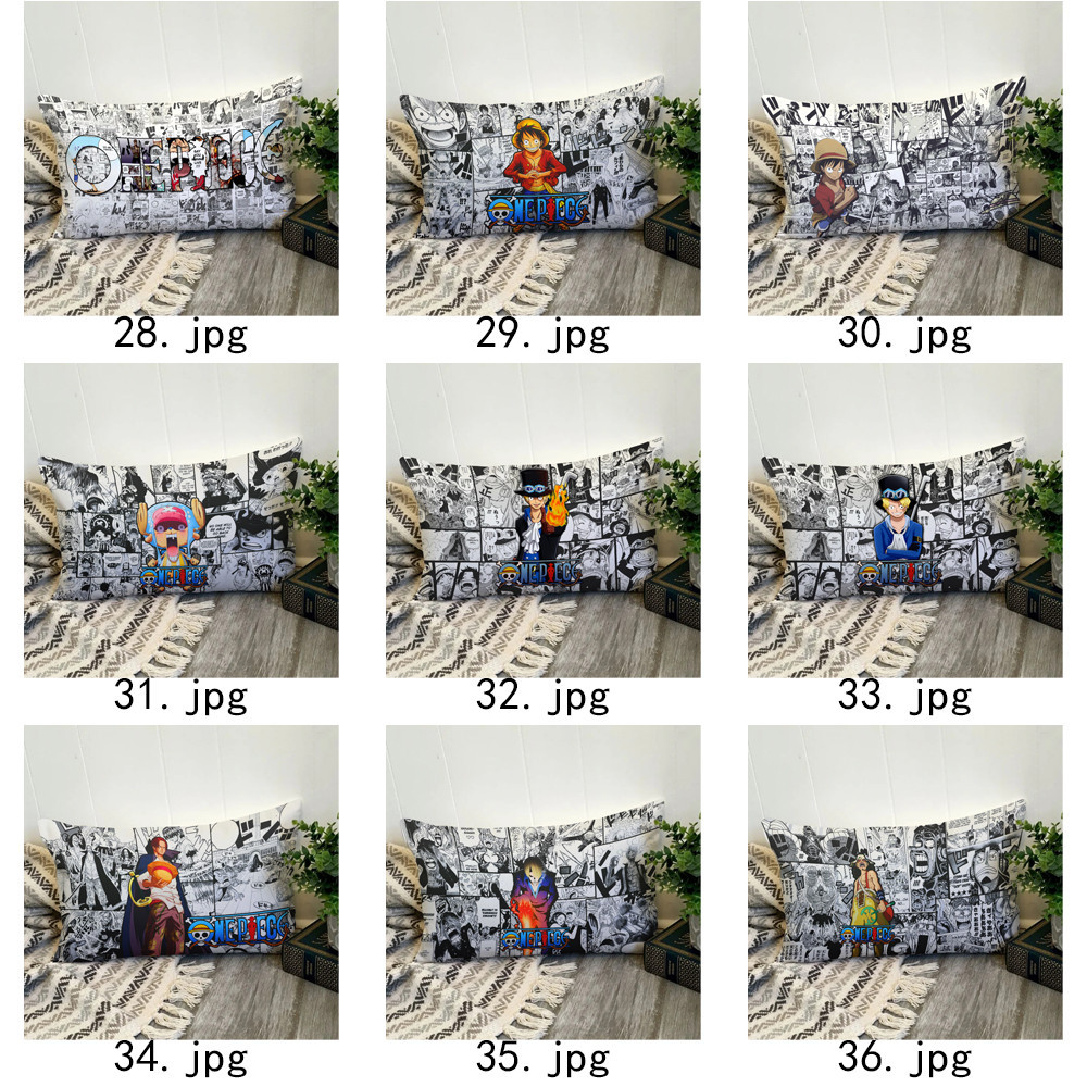 One PIECE Vỏ Gối Hình Chữ Nhật In Hình Một Mặt Đệm Polyester Trang Trí Nhà Cửa Món Quà Tốt Nhất (Không Có Lõi)