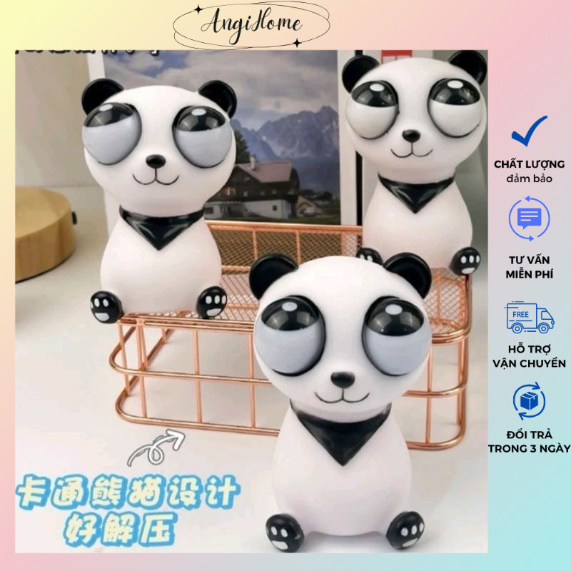 Đồ chơi gấu trúc bóp mắt lòi giải tỏa căng thẳng ANGIHOME