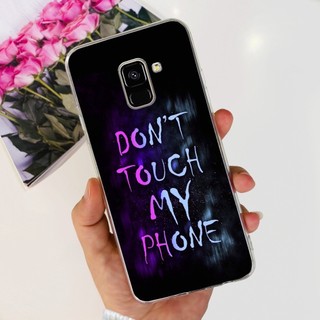 Dành Cho Samsung Galaxy A8 2018 SM-A530F Ốp Lưng Hoa Mềm Trong Suốt Silicon Cho Samsung A8 Plus 2018 SM-A730F A8 + Vỏ