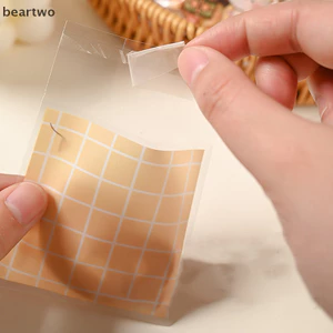 < Beartwo > 100 Cái / lốc Túi Nhựa Và Kẹo Hoạt Hình Túi Quà Tặng Tự Dính Cho Đồ Dùng Tiệc Cưới Túi Bao Bì Bánh Quy Đẹp