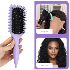 SEVICH Bounce Curl Define Styling Brush Detangling Hair Brush Tangled Hair Lược Định hình Định hình uốn tóc Dụng cụ tạo kiểu tóc