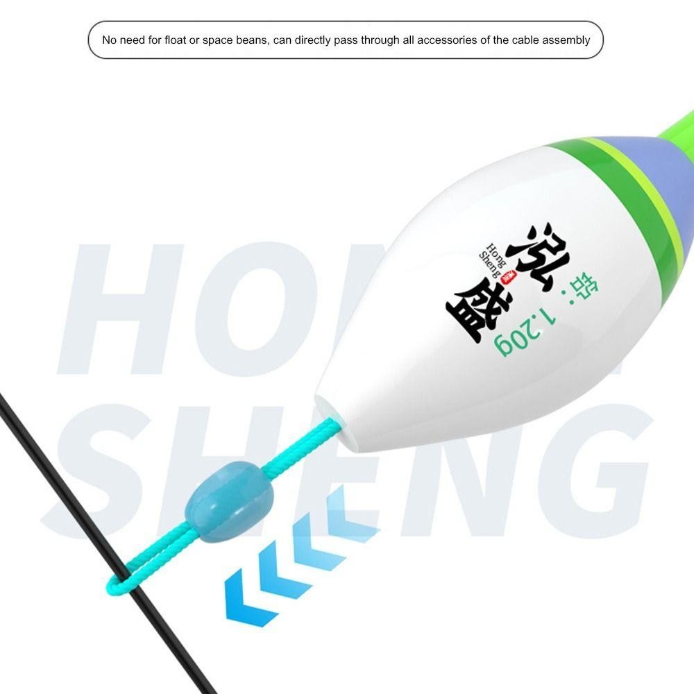 GETVOW Phao câu cá điện tử trượt, đèn xanh LED, tấn công, câu cá đêm, phù hợp đá