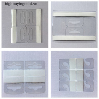 Hcvn 100 Chiếc Khe Cắm PVC Dính Lỗ Thẻ Móc Hộp Hàng Hóa Túi Móc Treo Hiển Thị HOT