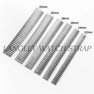 Dây đeo đồng hồ bằng thép không gỉ đàn hồi đơn giản 12mm 14mm 16mm 18mm 20mm 22mm Dây đeo đồng hồ có thể mở rộng Dây đeo kim loại cho nam nữ Đồng hồ thạch anh cổ điển Vòng đeo tay đàn hồi