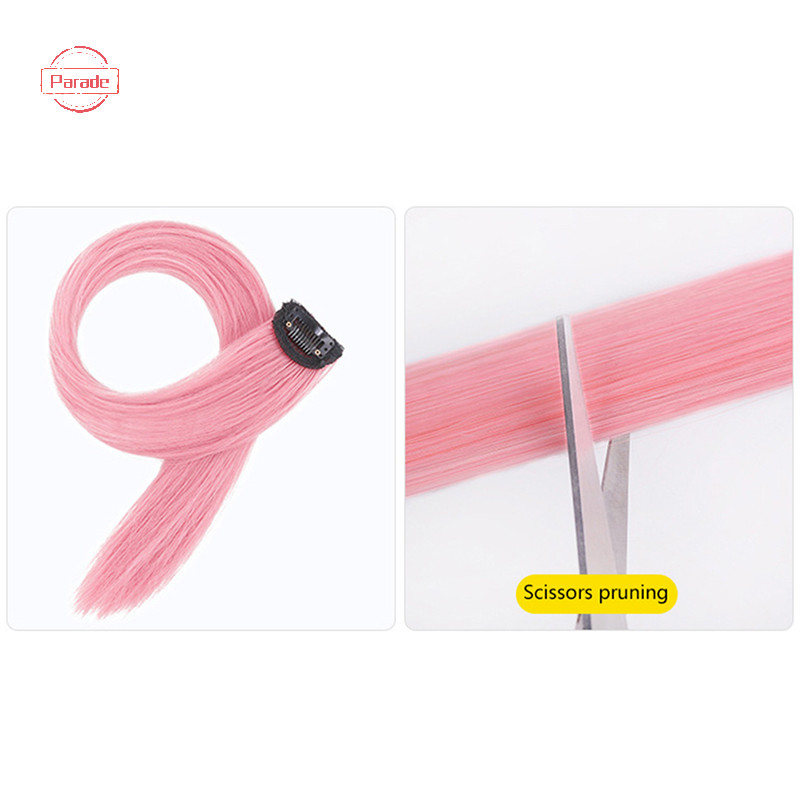 Parade 60cm Tóc Nối Dài Kẹp Tóc Trong Tóc Dài Thẳng Tai Tóc Giả Kẹp Tóc VN
