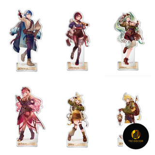 Mô hình Standee VOCALOID Rin/Len Kagamine Hatsune Miku anime chibi tượng mica trong trưng bày độc đáo