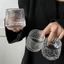 Ly Thủy Tinh Vintage whi.ky Rock Glass 160ml | Tùy Chọn Họa Tiết FE123