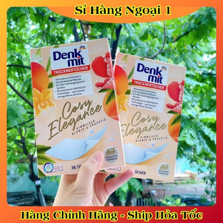 [Hàng nội địa Đức] Giấy thơm quần áo Denkmit Cosy Elegance chống ẩm mốc, quần áo thơm tho của Đức