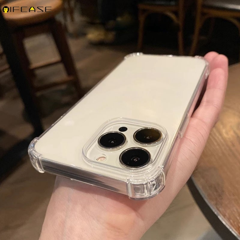 Dành Cho OnePlus 13 13T 13R 12 11 Ace 5 Pro Ultra Racing Ốp Điện Thoại Trong Suốt Trong Suốt Đơn Giản Túi Khí Bốn Góc Góc Chống Rơi Chống Sốc Chống Rơi Vỏ Mềm Vỏ Ốp Lưng