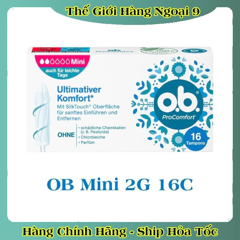 Băng vệ sinh Tampon Ob - Hàng Nội Địa Đức