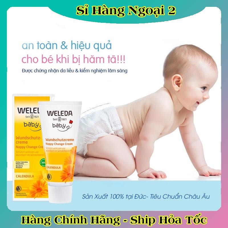 Kem chống hăm, kem dưỡng da Weleda Đức hữu cơ CAO CẤP (chuẩn Đức) Organic BIO -Nội địa Đức Đủ Bill