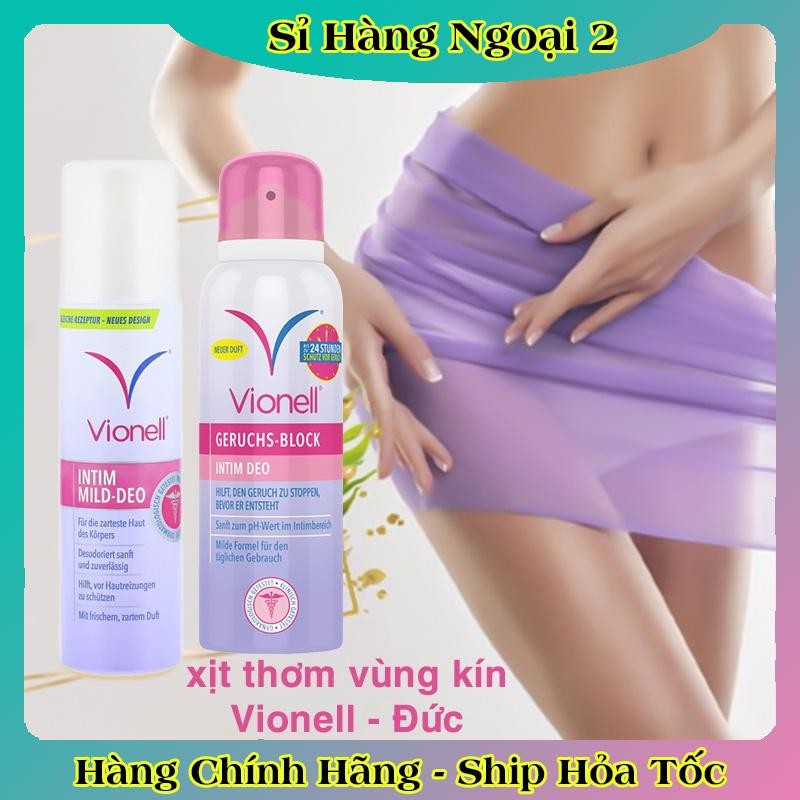 XỊT KHỬ MÙI VÀ KHÁNG KHUẨN VÙNG ÂM ĐẠO VIONELL INTIM CỦA ĐỨC -DATE MỚI NHẤT