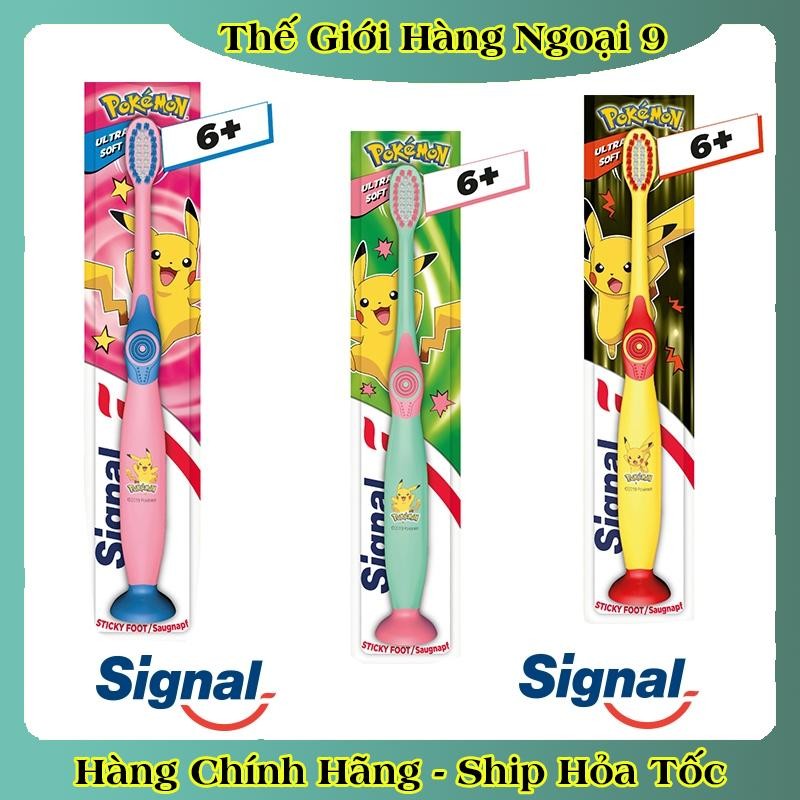 [auth] Kem đánh răng và Bàn chải Signal Đức kem đánh răng trẻ em cho bé từ 0-6 tuổi và 6+ nuốt được