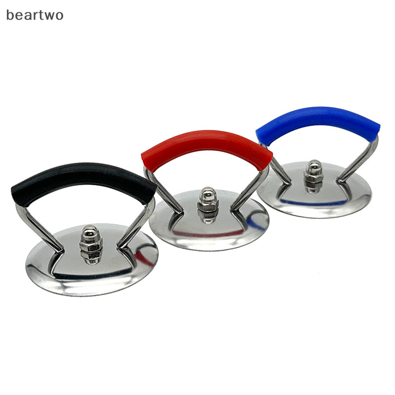 < Beartwo > 1Pc Dụng cụ nấu ăn đa năng Núm chống bỏng Nắp chảo Tay cầm Nắp nồi bằng thép không gỉ Tay cầm thay thế Nắp nồi Handgrip Đẹp