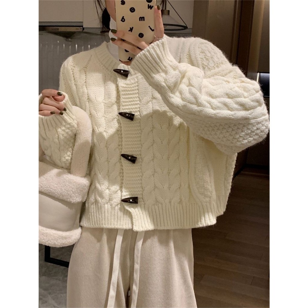 Áo khoác len cardigan vặn thừng phong cách Hàn Quốc chất liệu len dày dặn hàng QCCC XIMIMI SP207