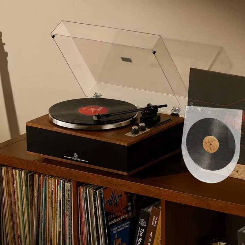 Túi bảo vệ Vinyl Record - Vỏ trong suốt chống thấm nước - Túi nhựa chống bụi LP Record - Tay áo ghi âm chống tĩnh điện - Có thể khóa lại, chống bụi