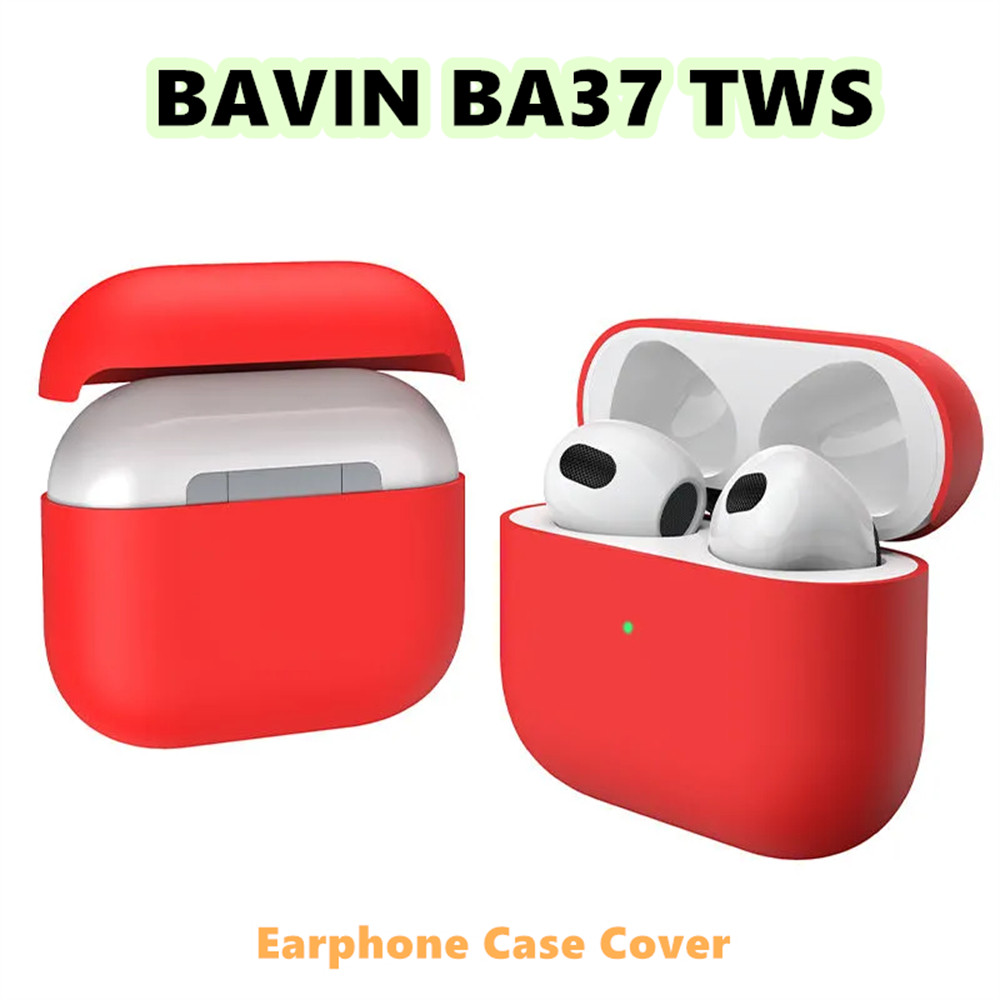 [Ngôi sao tương lai] Dành cho ốp lưng BAVIN BA37TWS dành cho doanh nghiệp Vỏ tai nghe silicon mềm màu trơn