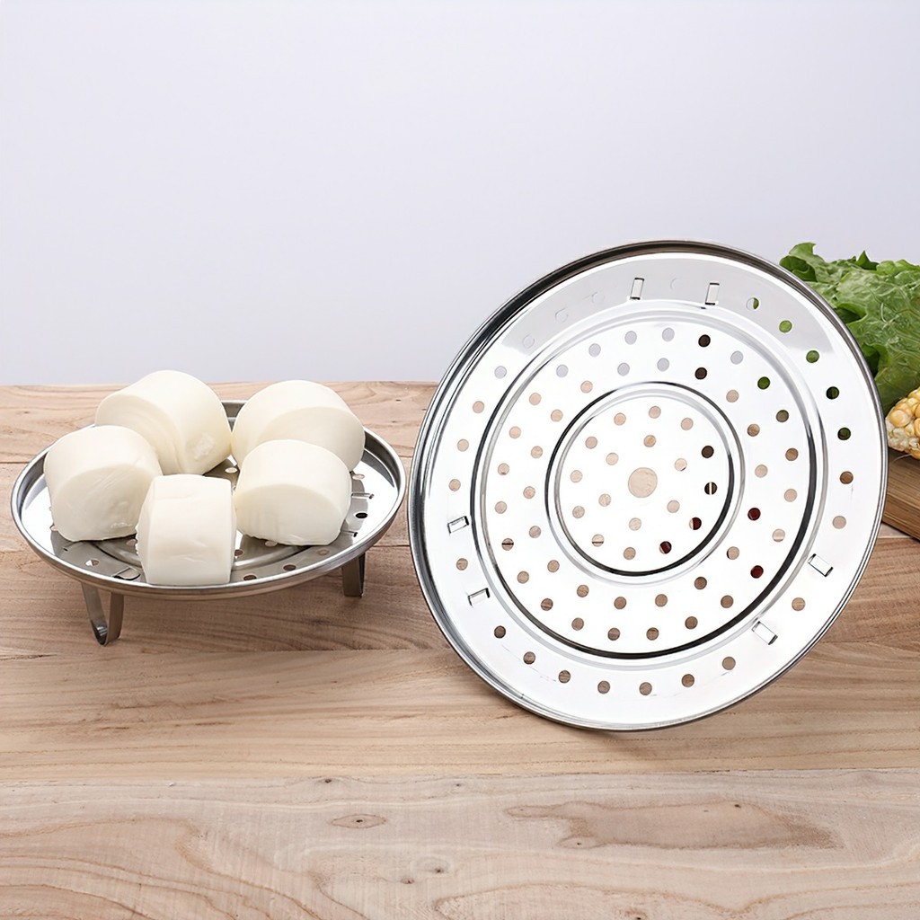 Khay hấp bánh bao bằng thép không gỉ đa năng được chọn size FE123