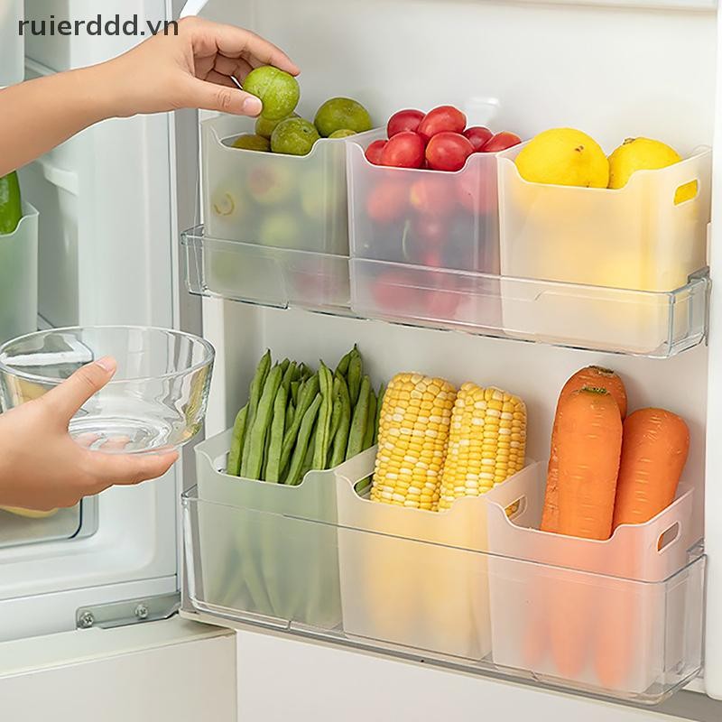 # Mới # 1 Hộp Bảo Quản Tủ Lạnh Thực Phẩm Tươi Tổ Chức Bảo Quản Lạnh Sắc Nét Trái Cây Gia Vị Hộp Đựng Thực Phẩm Hộp Bếp.