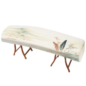 Guzheng bao vải cao cấp chống bụi, phong cách mục vụ, in họa tiết văn học, phù hợp đàn guzheng
