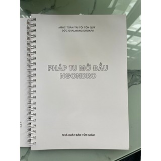 Sách - Pháp Tu Mở Đầu Ngondro ( Bìa mềm)