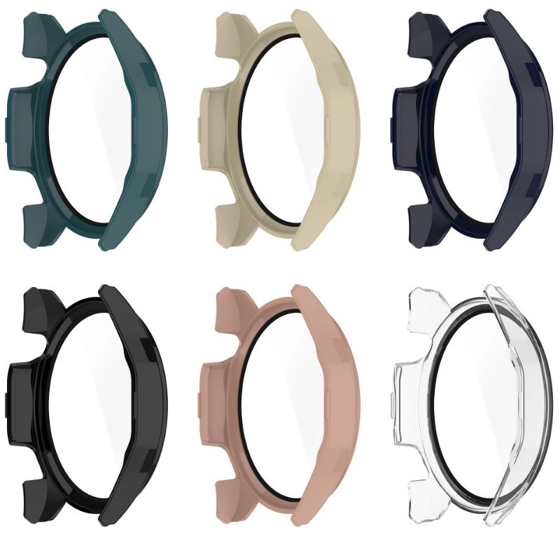 Huawei WatchGT5 WatchGT4 GT4 GT5 PC cứng chất lượng cao + Kính cường lực Phim cho Huawei Watch GT 5 4 41mm 46mm Chống trầy xước Chống vân tay Bảo vệ màn hình đồng hồ thông minh