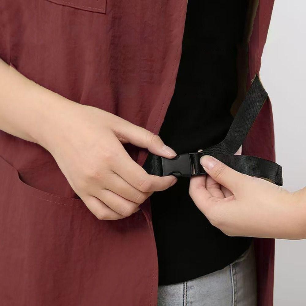 Tạp dề chống vết bẩn SEREIN, Tạp dề tay kiểu áo Vest Nylon chống thấm nước, Phụ kiện quần áo đa năng đơn giản Đồng phục nhà cà phê thoáng khí của đầu bếp và máy chủ