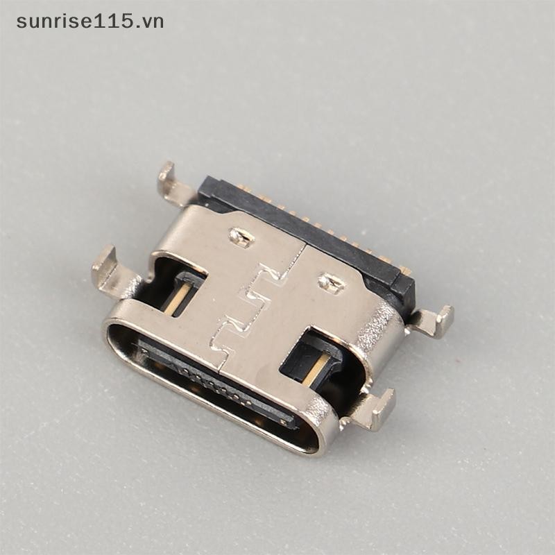 Srvn 10 Chiếc Cổng Jack Sạc USB Type-C Cho Teclast M40 P20HD P20 USB C Cắm Sạc Dock Ổ Cắm Kết Nối.