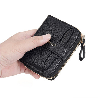 Ví nữ Mini ngắn thời trang Ví đa chức năng Hộp đựng thẻ có dây kéo dung tích lớn