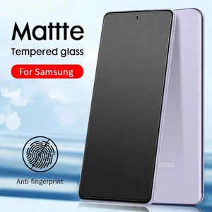 Kính mờ mờ Samsung Galaxy S25 S24 S23 S22 S21 FE PLUS Ultra S25FE S24FE S24 + S25 + S25Ultra Phim bảo vệ màn hình Kính cường lực 9D Bảo vệ màn hình Không có dấu vân tay