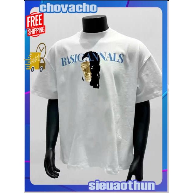 Áo thun Stee Cổ tròn BASIC ANNALS Localbrand ICVCVNI Unisex