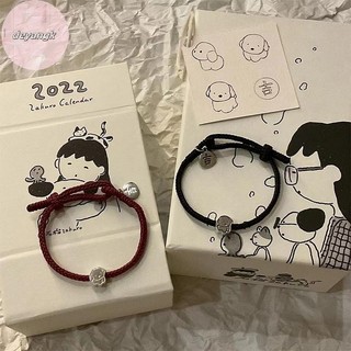 Deyangk Thời Trang Tốt Lành Chó Vòng Tay Dành Cho Nữ Động Vật Ngọt Ngào Mặt Dây Vòng Tay Có Thể Điều Chỉnh Dây Đeo Tay Cặp Đôi Quà Tặng VN