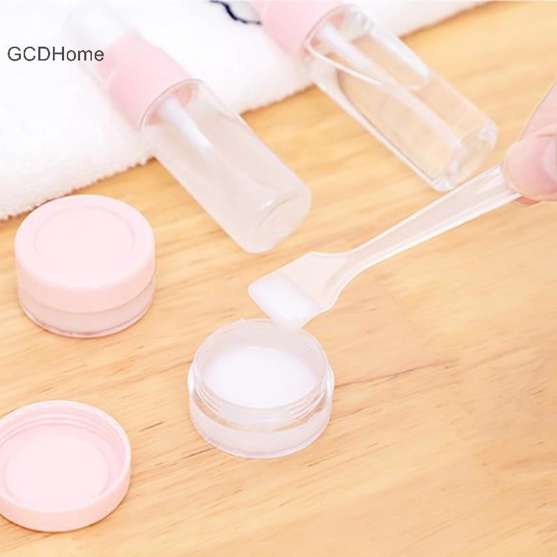 Gcdhome 7 / 11 Chiếc Bộ Chai Du Lịch Có Túi Bảo Quản Du Lịch Kích Thước Trống Kem Lỏng Lotion Hộp Đựng Mịn Xịt Bóp Ống HOT