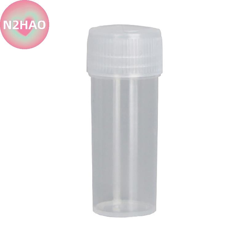 N2hao 20 Chiếc 5ml Chai Nhựa Chai Thuốc Hộp Bảo Quản Chất Lỏng n