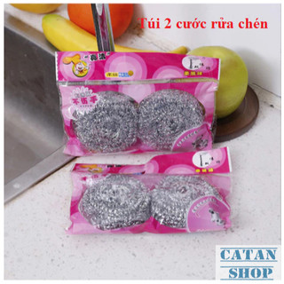 Bịch Cước Chà Xoong Nồi Inox Không Gỉ Siêu Bền Làm Sạch Vết Cháy, Dầu Mỡ Cứng Đầu Dễ Dàng