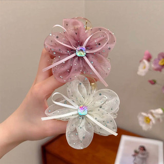 Lưới Ruy Băng Hoa Lấy Kẹp Nữ Cao Cấp Phong Cách Mới Vừa Cá Mập Kẹp Tóc Sang Trọng