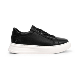 Giày da nam Sneaker Fttleather, giày thể thao da bò cao cấp đục lỗ thoáng khí đế siêu nhẹ F908