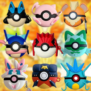 Hộp đựng tai nghe Pokémon Poke Ball mới cho AirPodsPro3 Vỏ Bulbasaur Phong cách mới cho Vỏ bảo vệ tai nghe AirPodspro2 Tương thích với Vỏ AirPodsPro Vỏ AirPods2gen