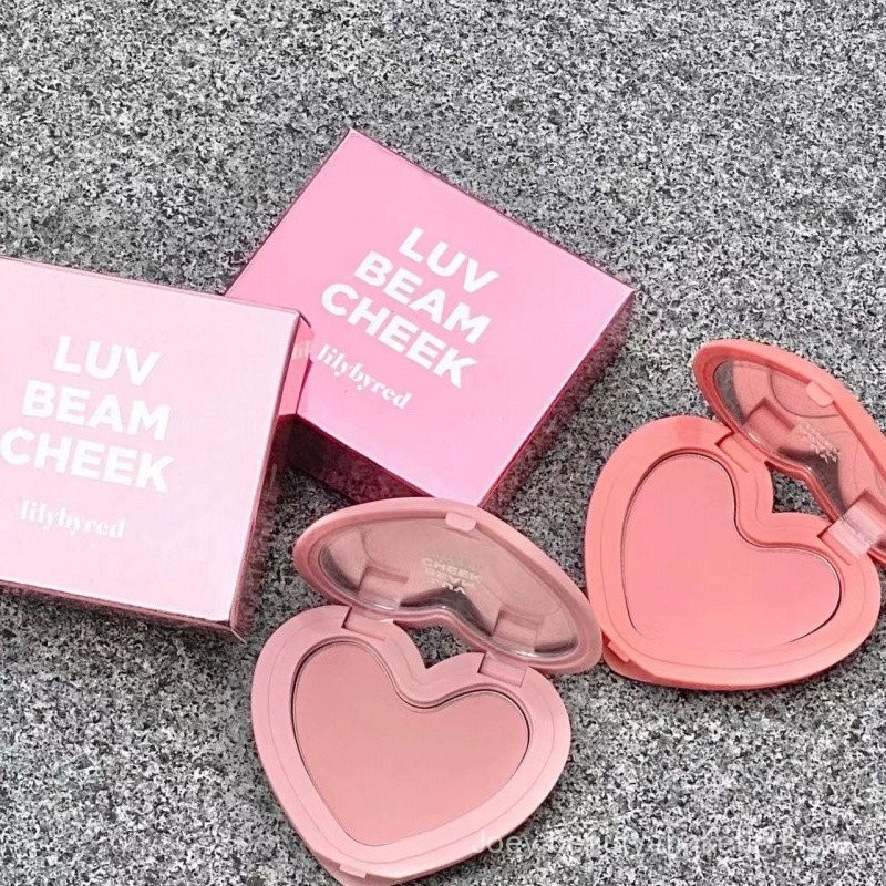 Lilybyred Monochrome Powder Blusher Cream Lilybyred Monochrome Blush Cream Love Cute Natural Vitality Girl Pink Tender Sinh viên dễ thương EAZZ màu hồng