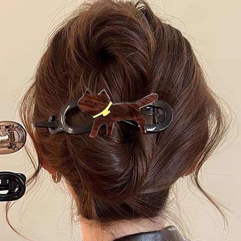 Kẹp tóc xoắn chó con dễ thương
