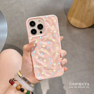 ibumpers Ốp Điện Thoại iPhone Họa Tiết Gấu Hoạt Hình Hợp Thời Trang Cho IPhone 11 12 13 14 15 16 Pro Max Ốp Lưng Thiên Thạch Màu Kẹo Silicon Mềm Chống Sốc