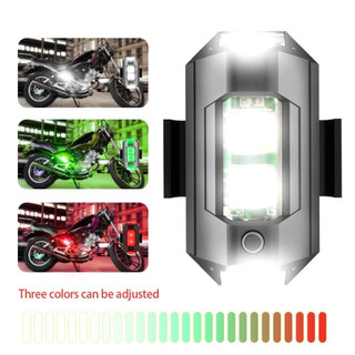 Đèn nháy xe đạp xe điện xe máy oto đèn diều LED cảnh báo nhấp nháy chớp 32 chế độ, đèn hậu xe đạp pin sạc USB siêu sáng