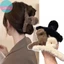 Sund Sữa Mềm Màu Cà Phê Series Lông Tơ Sang Trọng Back Updo Vuốt Tóc Ấm Lớn Sang Trọng Kẹp Barrettes Vuốt Tóc VN