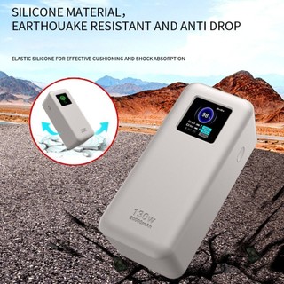 THEHOMECO Bảo vệ, Silicon mềm chống sốc, Di động chống bụi chất lượng cao có tay cầm Vỏ bảo vệ cho UGREEN Nexode Power Bank 20000mAh 130W Du lịch